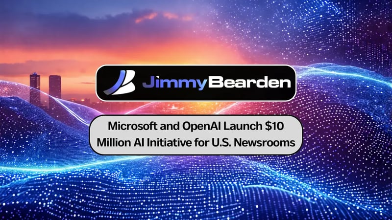 Microsoft, OpenAI Launch $10M AI Plan for Newsrooms