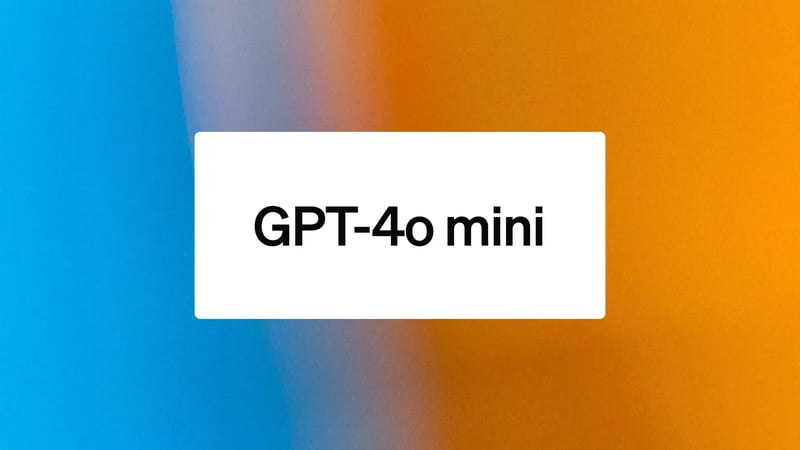 OpenAI Introduces GPT-4o Mini: A More Affordable and Smart AI