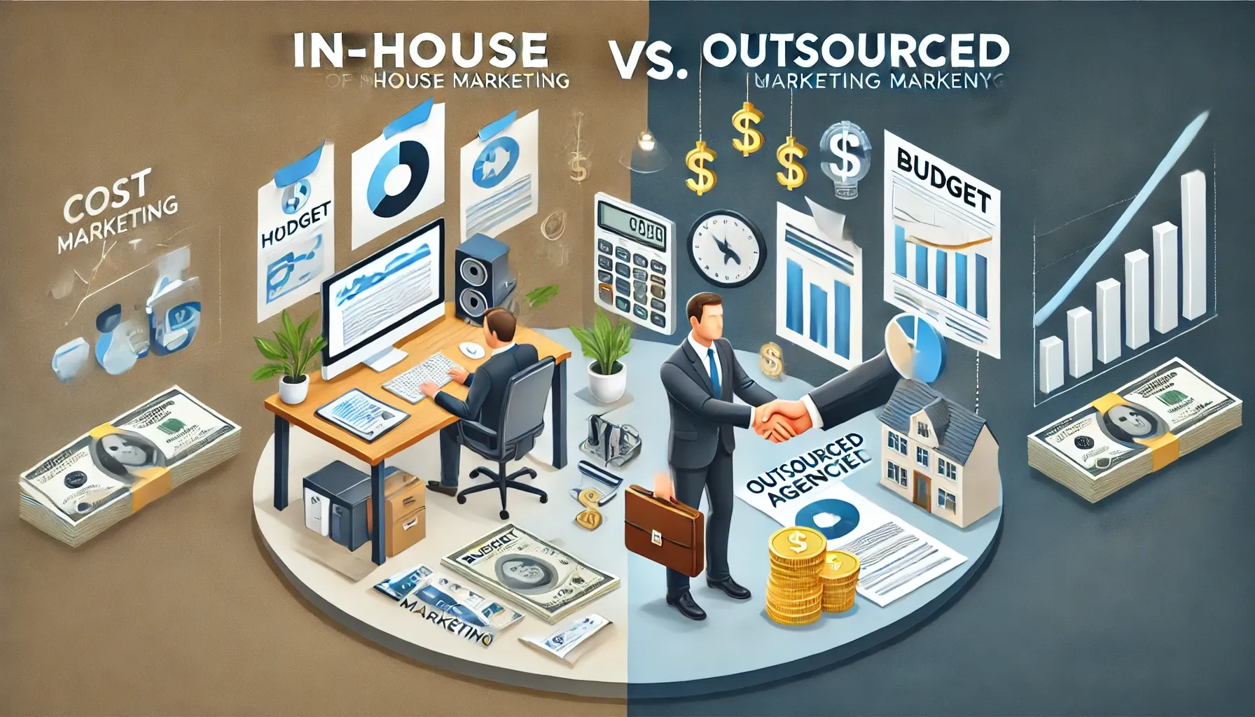 The Cost of In-House vs. Outsourced Marketing