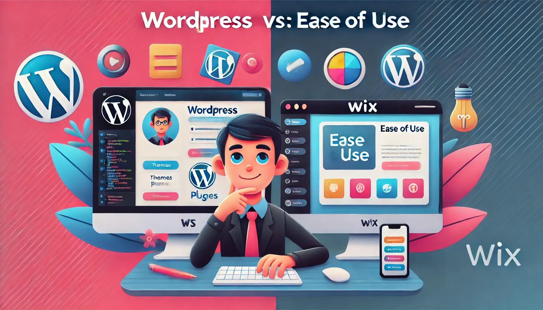 WordPress vs Wix : Ease of Use