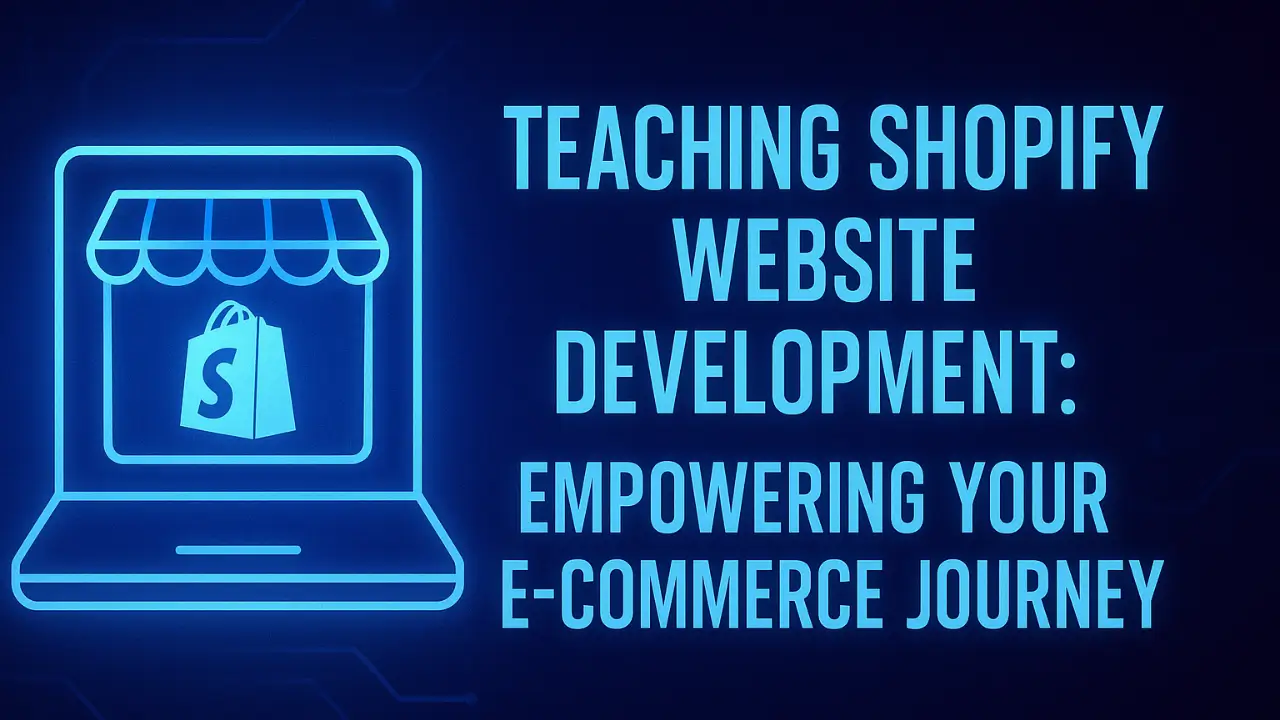 Teaching Shopify Website Development: Empowering Your E-Commerce Journey