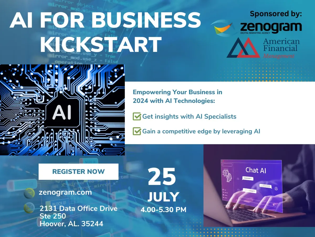 AI for Business Kickstart Advertisement for Event 2